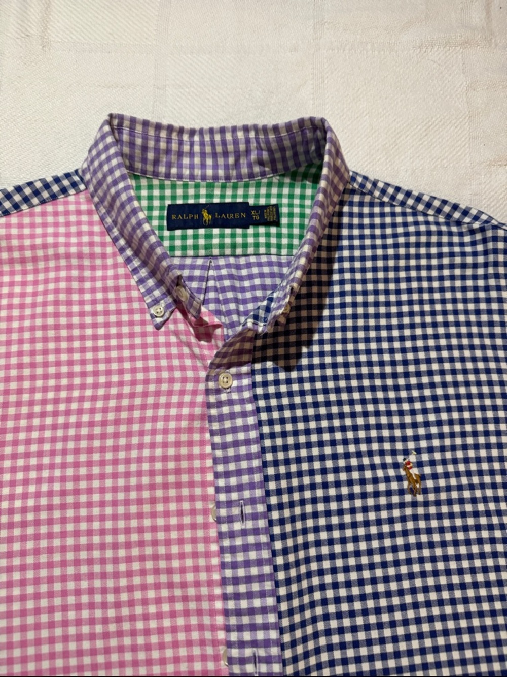 Ralph Lauren Ventage, XL, Men’s Multi-Color Gingham Button-Down Shirt